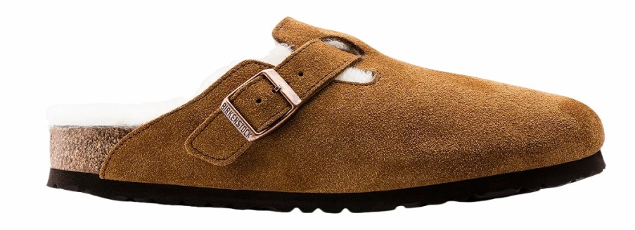 Femme Birkenstock | Sabot Birkenstock Unisex Boston Mink Narrow