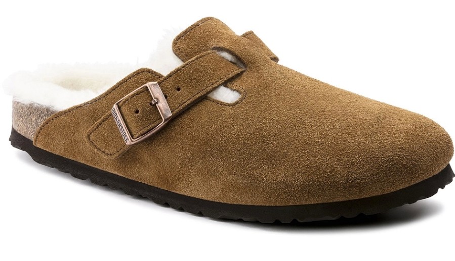 Femme Birkenstock | Sabot Birkenstock Unisex Boston Mink Narrow