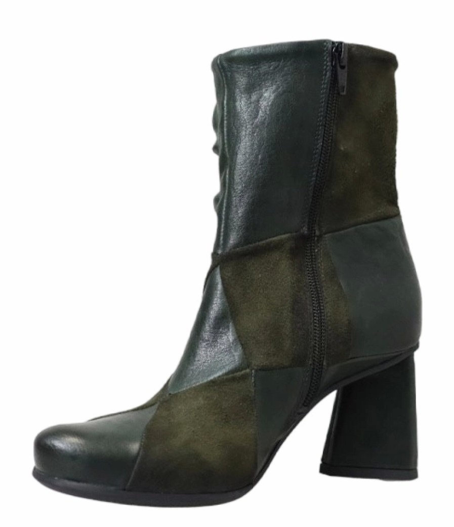 Femme Papucei | Bottines Papucei Chouette Green